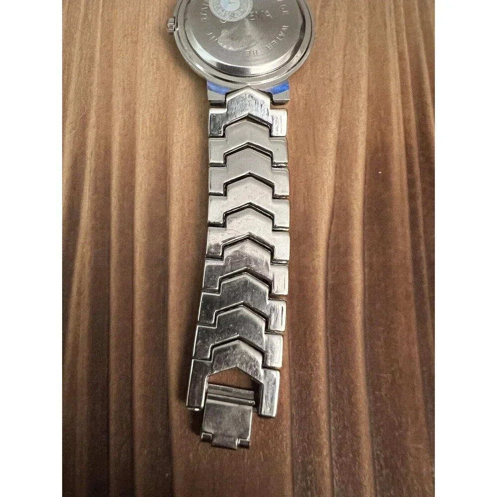 Geneva watch Blue Dial New Battery